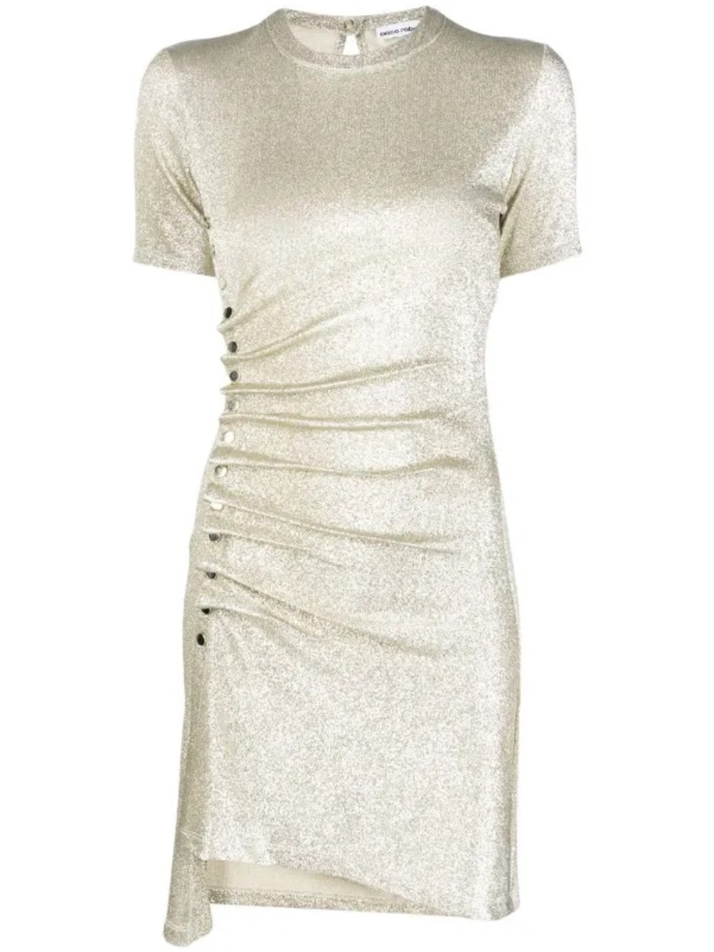 Paco Rabanne Asymmetrical T-Shirt Mini Dress